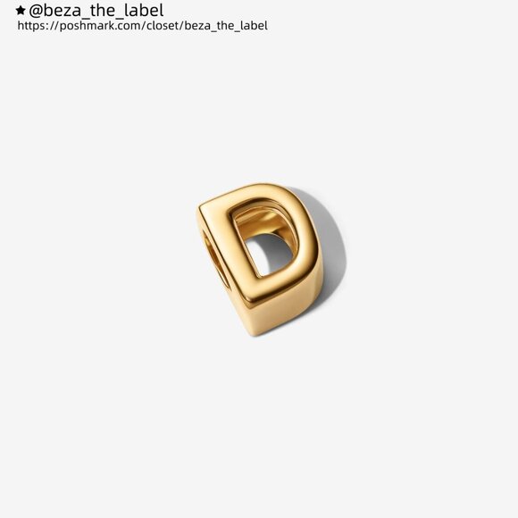 Pandora Letter D Alphabet Charm - Picture 2 of 5